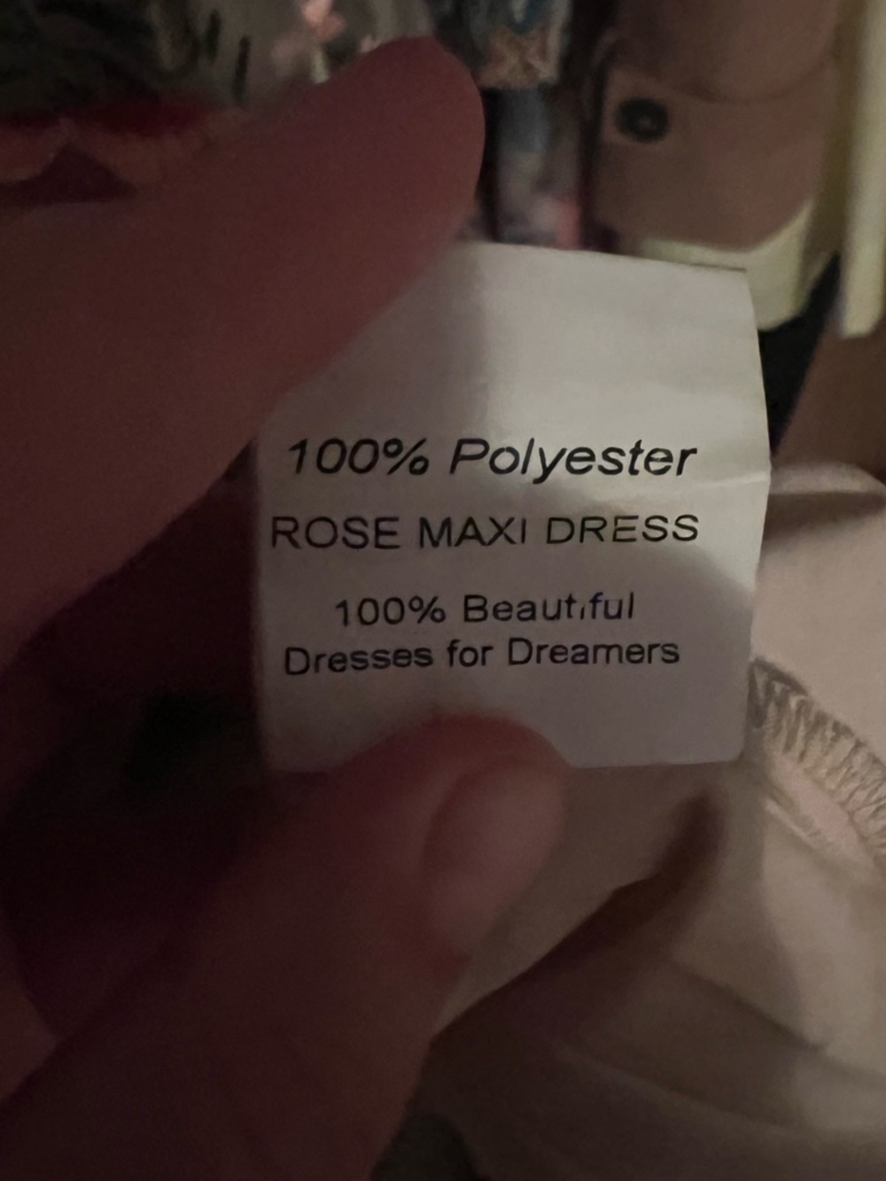 JessaKae Cream Rose Maxi Dress Sz 2X (3x, 4x) - Picture 10 of 17
